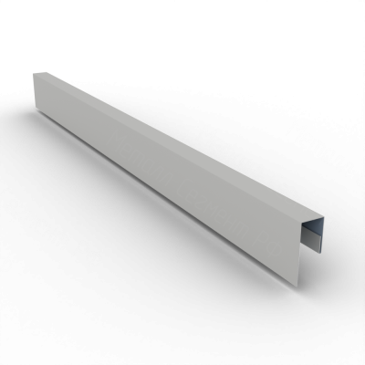 Планка П-образная 45х18х125 PE 0,45 RAL 9003 Сигнальный белый