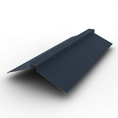 Планка конька плоского 175х50х175 Drap TX 0.45 RAL 7024 Мокрый асфальт