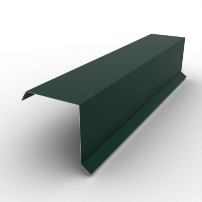 Планка торцевая 100х80 РЕ 0.45 RAL 6005 Зеленый мох