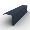 Планка торцевая 100х80 Drap TX 0.45 RAL 7024 Мокрый асфальт