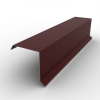 Планка торцевая 100х150 РЕ 0.45 RAL 3005 Красное вино