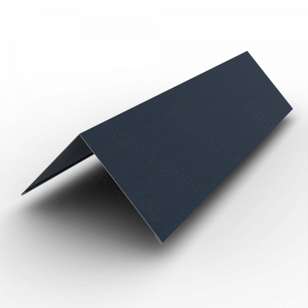Планка конька 145х145 Drap TX 0.45 RAL 7024 Мокрый асфальт