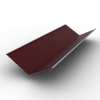 Планка ендовы нижняя 295х295 РЕ 0.45 RAL 3005	Красное вино