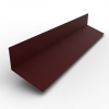Планка примыкания 90х140 РЕ 0.45 RAL 3005 Красное вино