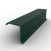 Планка торцевая 100х80 РЕ 0.45 RAL 6005 Зеленый мох