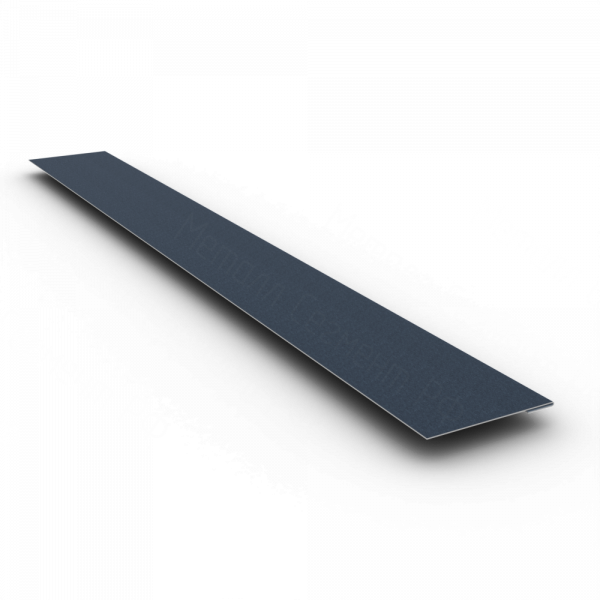 Планка завершающая простая 65 Drap TX 0,45 RAL 7024 Мокрый асфальт