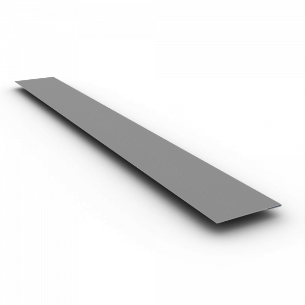 Планка завершающая простая 65 PE 0,45 RAL 7004 Сигнальный серый