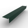 Планка ветровая для мягкой кровли 100х70 РЕ 0.45 RAL 6005 Зеленый мох