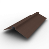Планка конька плоского 220х50х220 Drap TX 0.45 RAL 8017 Шоколад