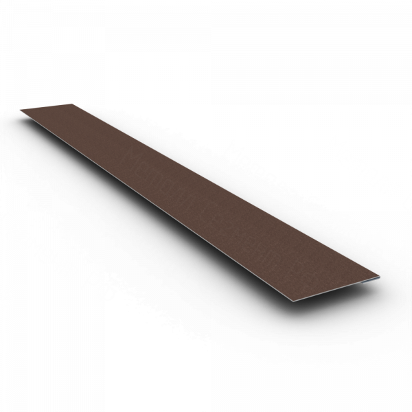Планка завершающая простая 65 Drap TX 0,45 RAL 8017 Шоколад