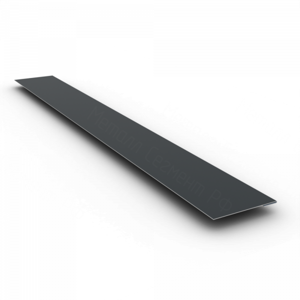 Планка завершающая простая 65 PE 0,45 RAL 7016 Антрацитово-серый