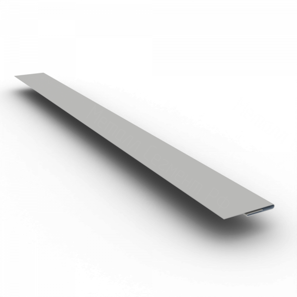 Планка финишная 25 PE 0,45 RAL 9003 Сигнальный белый