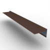 Планка ветровая для мягкой кровли 100х70 Drap TX 0.45 RAL 8017 Шоколад