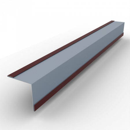 Планка угла внутреннего 50x50 PE 0,45 RAL 3005 Красное вино