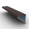 Планка торцевая 100х80 РЕ 0.45 RAL 8017 Шоколад