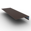 Планка околооконная 190х50 PE 0,45 RAL 8017 Шоколад