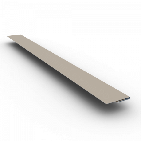 Планка финишная 25 PE 0,45 RAL 1015 Светлая слоновая кость